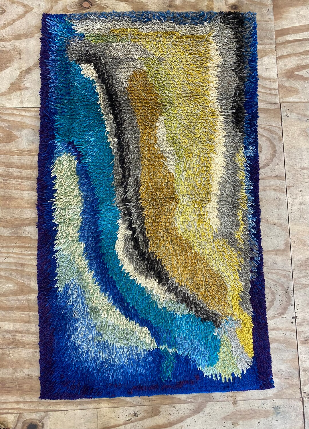Denmark Rugs Vintage Scandinavian Danish Handwoven Contemporary Rug - Etsy