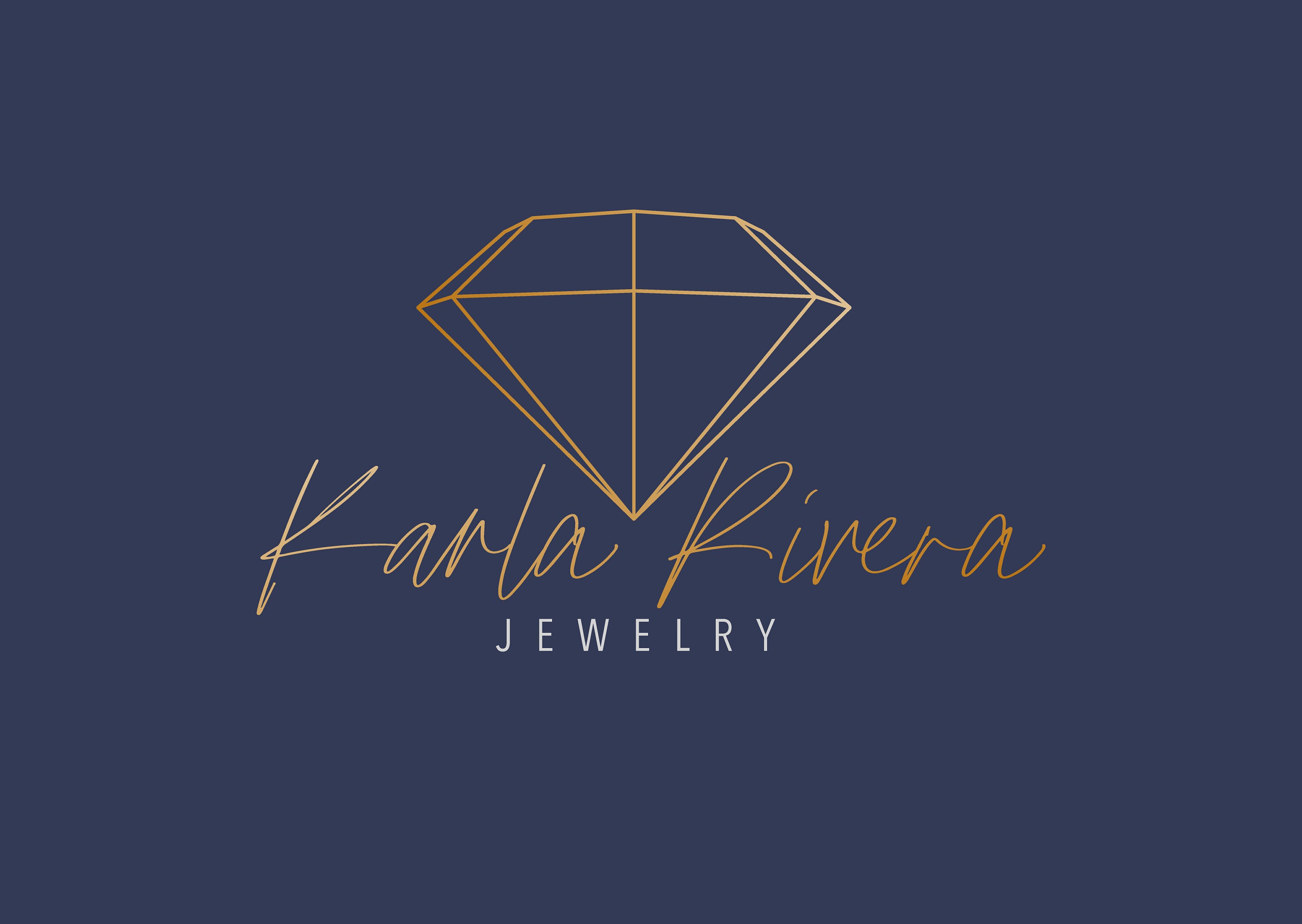 Elegant jewelry logo design Diamond Crown premade logo | Etsy