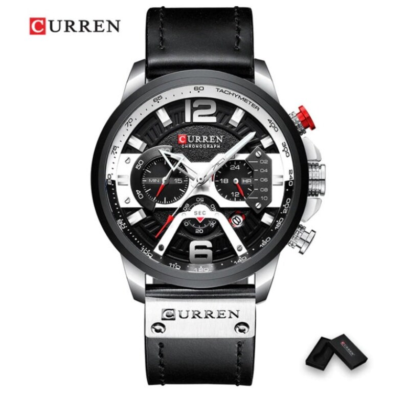 CURREN Casual Sport Watches for Men Blue Top Brand Luxury Etsy