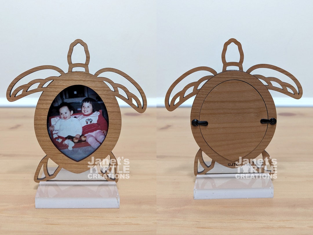 Sea Turtle Picture Frame V2 Sea Turtle Mother's Day Etsy