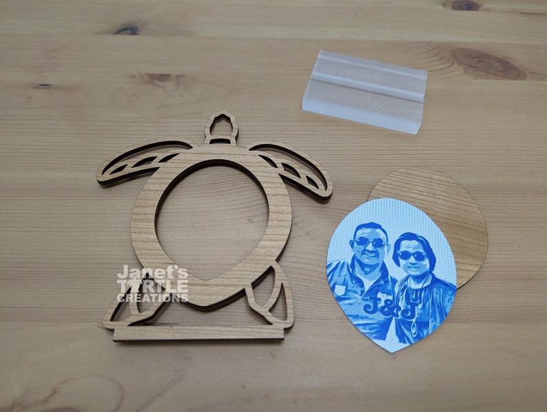 Sea Turtle Picture Frame V2 Sea Turtle Mother's Day Etsy