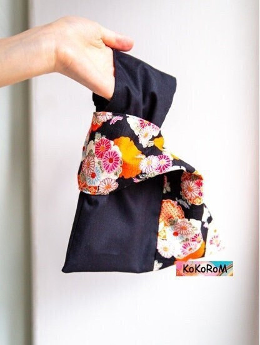 Japanese Chrysanthemum Kiku Knot Bag / Unique Handmade Gift Etsy