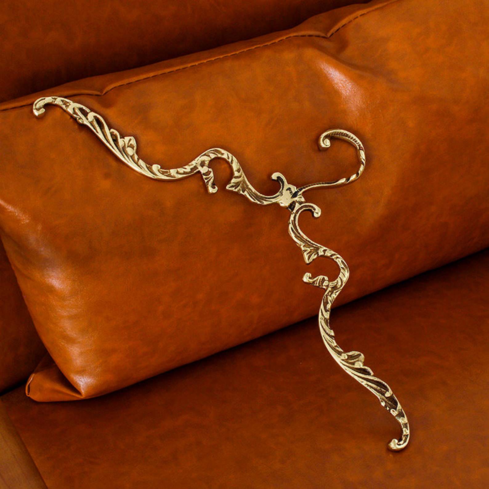 Handmade Solid Brass Clothes Hanger Antique Vintage Style Etsy