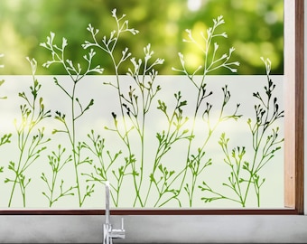 Window film, privacy film, frosted glass film, sandblasted look, glass sticker, privacy protection, decorative film, glass door, individual sizes, f015