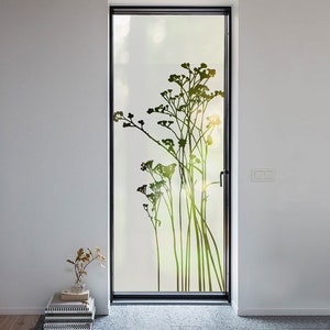 Window film door film privacy film window sticker sandblasted look glass sticker privacy protection decorative film glass door, individual sizes