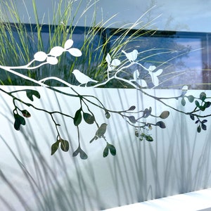 Window film grasses, privacy film, frosted glass film, sandblasted look, glass sticker, privacy protection, decorative film, individual sizes, f033