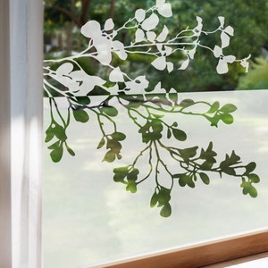 Window film grasses, privacy film, frosted glass film, sandblasted look, glass sticker, privacy protection, decorative film, individual sizes, f037