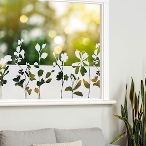 Window film, privacy film, frosted glass film, sandblasted look, glass sticker, privacy protection, decorative film, glass door, individual sizes, f010