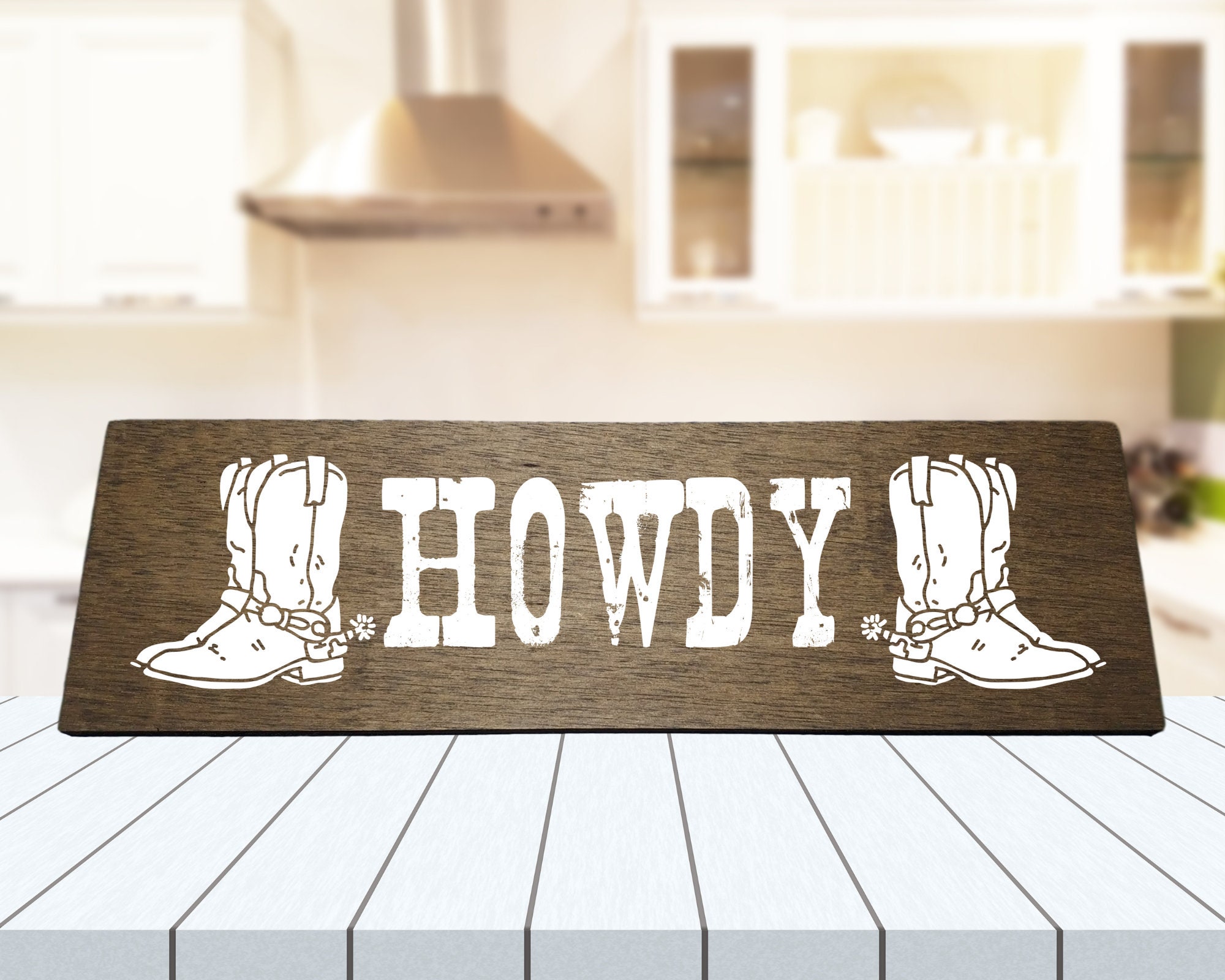 Howdy Wood Plaque/ Custom Wood Sign/ Home Decor/ Wall Decor/ | Etsy