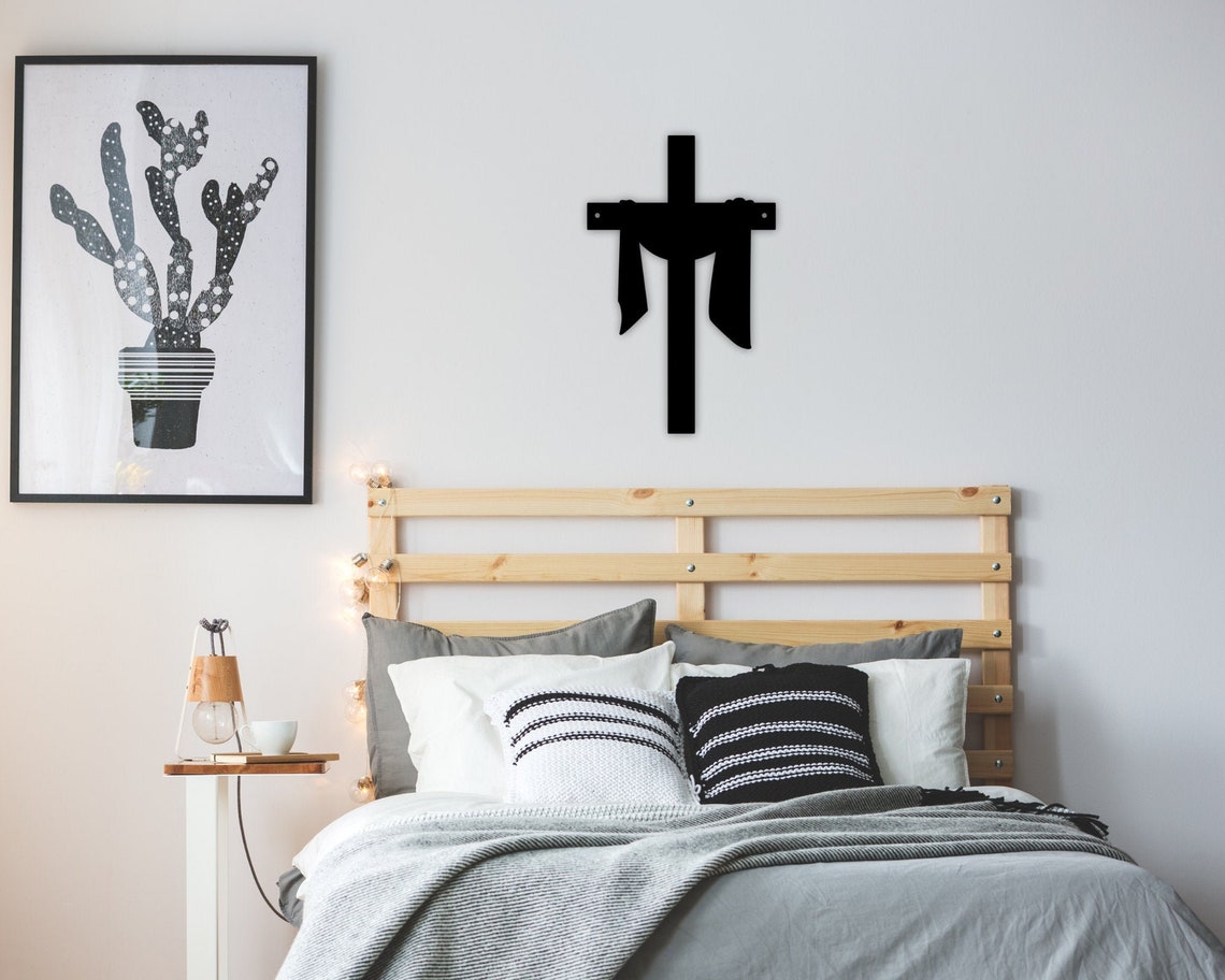 Christian decor/Cross Metal Sign/ Kitchen and Dining/ Outdoor Etsy