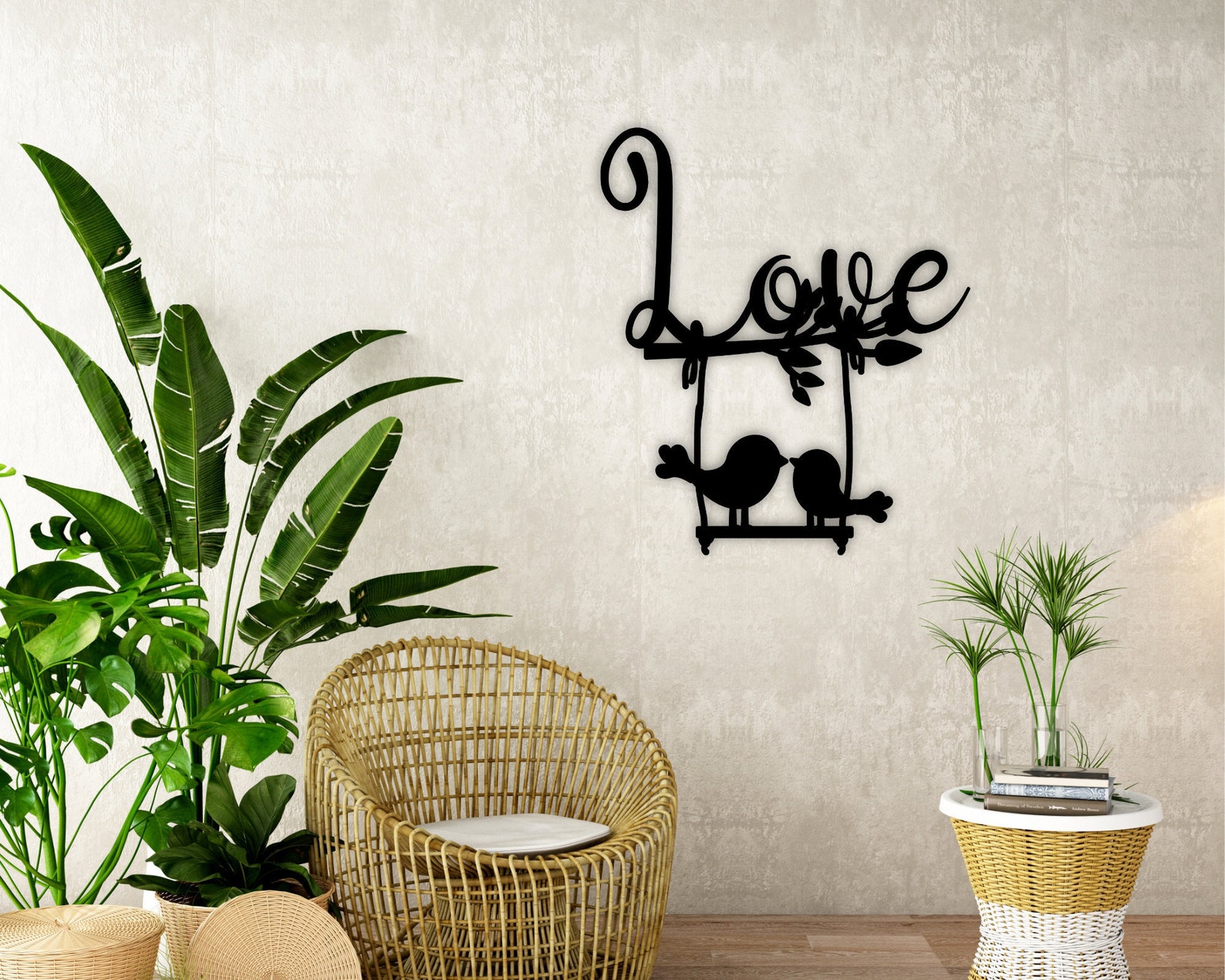 Love Bird Metal Sign/ Home Decor/ Outdoor Metal/ Wall Etsy