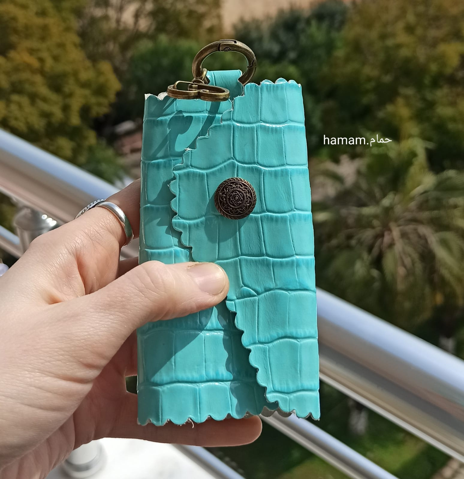 Turquoise Keychains Etsy