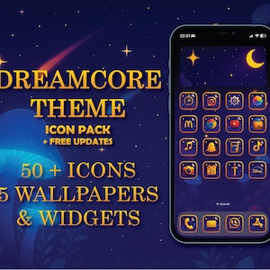 DREAMCORE ICON them pack - A magical phone makeover