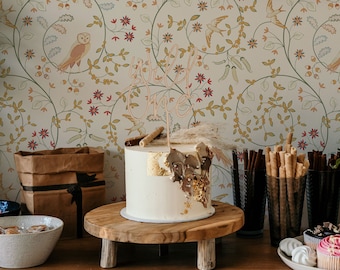 William Morris Wallpaper, Peel & Stick, Custom Size, Classic Home Decor, Self-Adhesive, Renter Friendly, Removable Roll