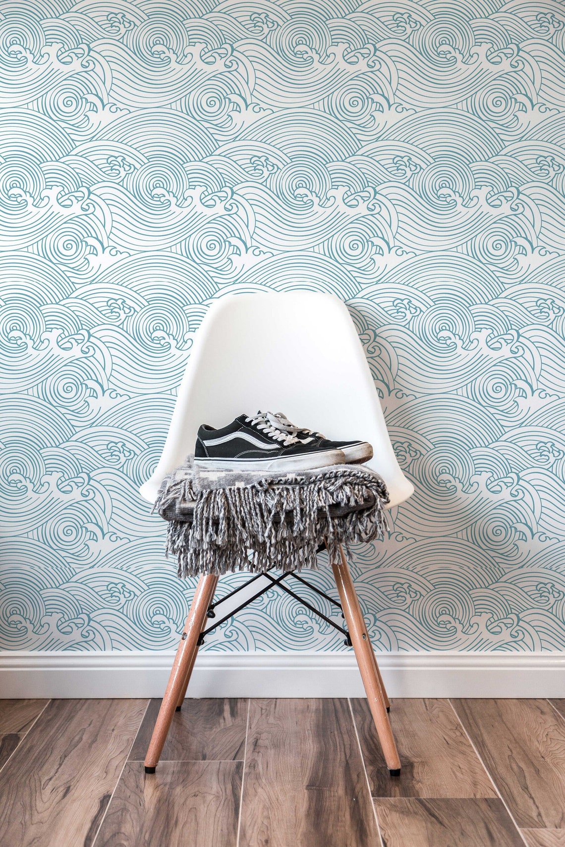 Ocean Waves Peel and Stick Wallpaper Removable Wallpaper Wall Etsy UK