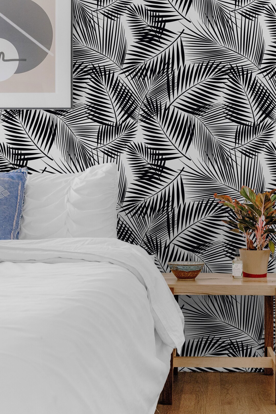 Tropical Leaf, Jungle Removable Wallpaper, Peel and Stick or Non Woven