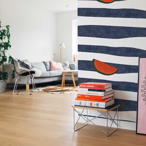 Watermelon   Peel and Stick Wallpaper Removable Wallpaper Wall Decor Wall Art Room Decor Wall Prints Wall Hanging
