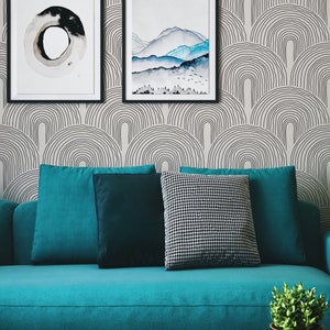 Linears | Removable Wallpaper | Scandinavian Wallpaper | Temporary Wallpaper | Peel and Stick Wallpaper