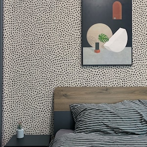 Cheetah Pattern Wallpaper / Contemporary Animal Print wallpaper / Traditional or Self Adhesive Wallpaper