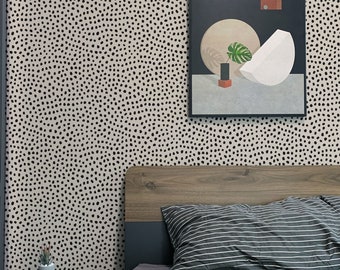 Cheetah Print Wallpaper Mural Contemporary Animal Pattern Peel and Stick, Self-Adhesive, Renter Friendly, Removable Roll