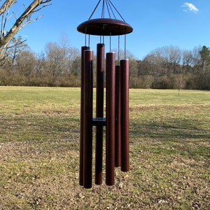 Joyous Wind chimes, Large Deep Tone Bronze Color Metal Wind Chimes. The Beautiful Spirit Sound Can Create a Sense of Peace and Relaxation