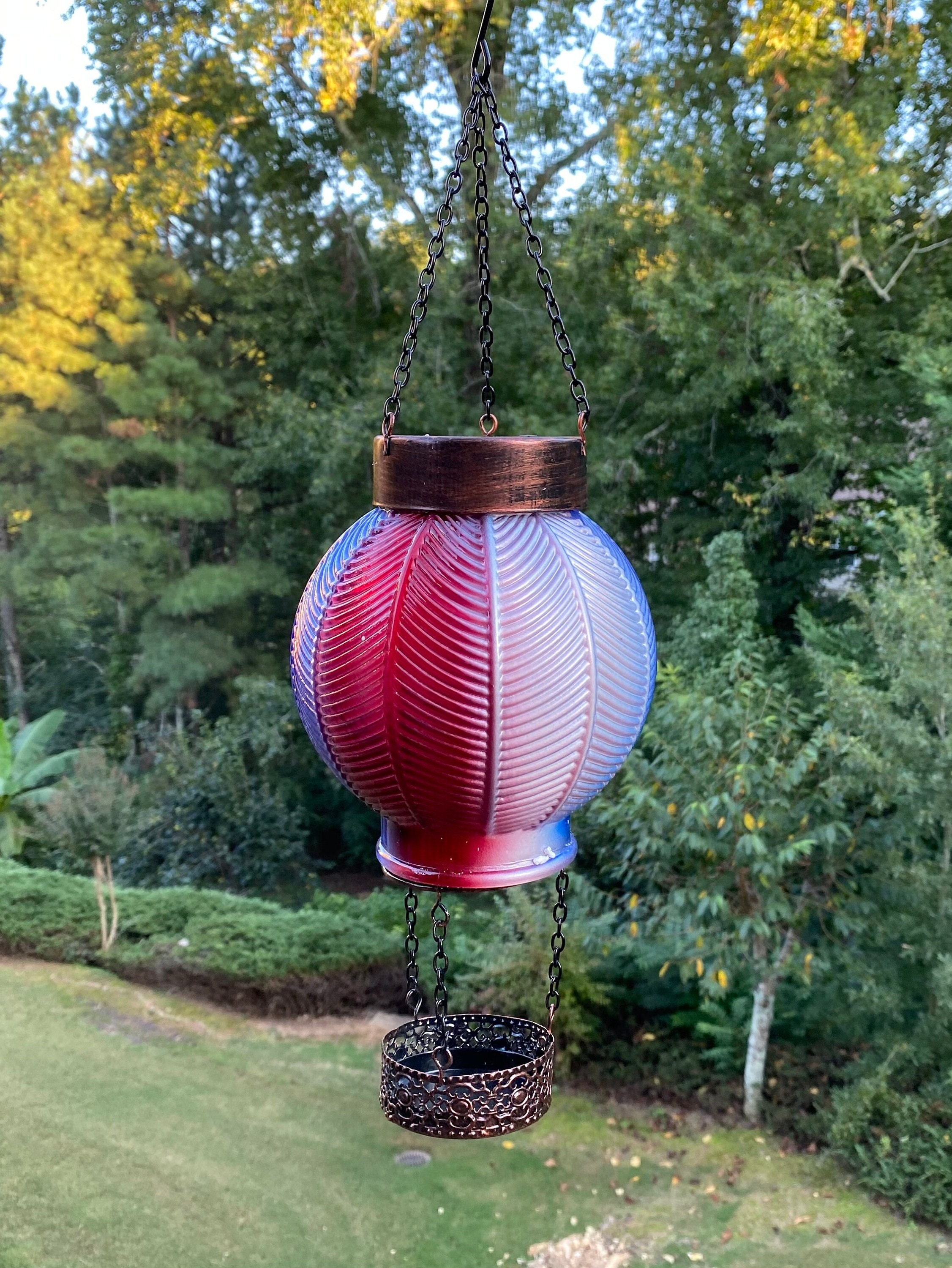 Solar flame on sale effect lanterns