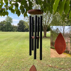 Personalized Custom Optional, The 40 Inch Outdoor Deep Tone, Melody Metal Wind Chime, It Is Great For Wedding, Anniversary, Housewarming