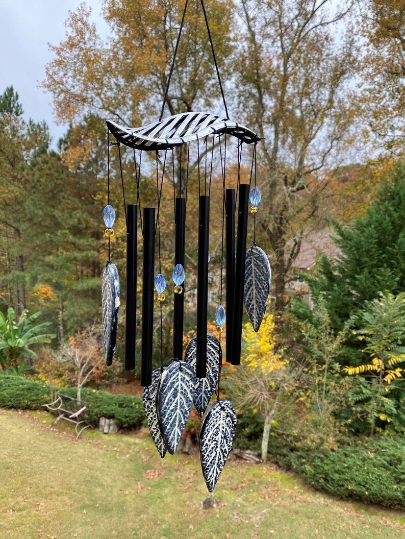 Joyous Wind Chimes 21 Inch Forest Leaves Beautiful Wind Etsy