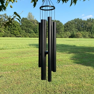 Joyous Wind Chime. The Large Classic Elegance Deep Tone Metal Windchime, The Beautiful Spirit Sound Can Create a Sense of Peace & Relaxation