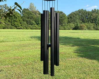 Joyous Wind Chime. The Large Classic Elegance Deep Tone Metal Windchime, The Beautiful Spirit Sound Can Create a Sense of Peace & Relaxation