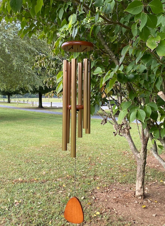 Personalisiertes Windspiel Metall - Individuell Gravierter Gartenschmuck