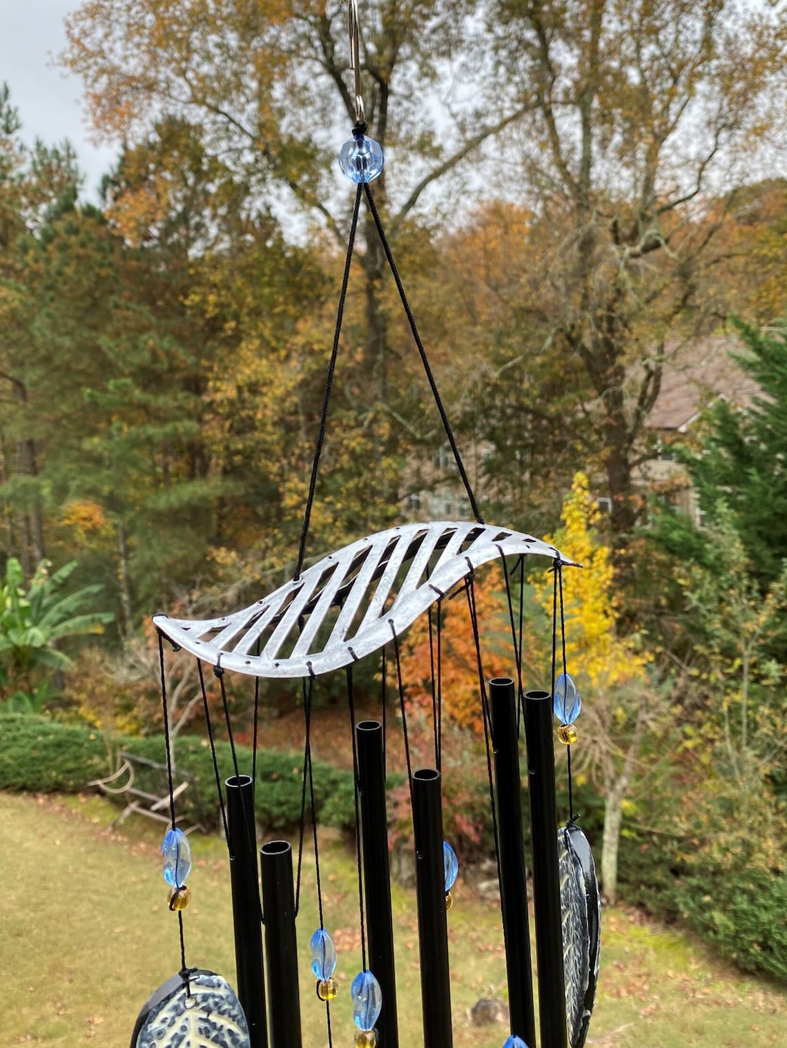 Joyous Wind Chimes 21 Inch Forest Leaves Beautiful Wind Etsy