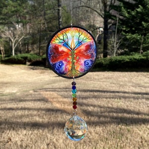 Crystal Sun Catcher, Prism Suncatcher, Hanging ball, Hanging Crystal Suncatcher, Hanging Crystal Prism, Great Gift for Her and Him