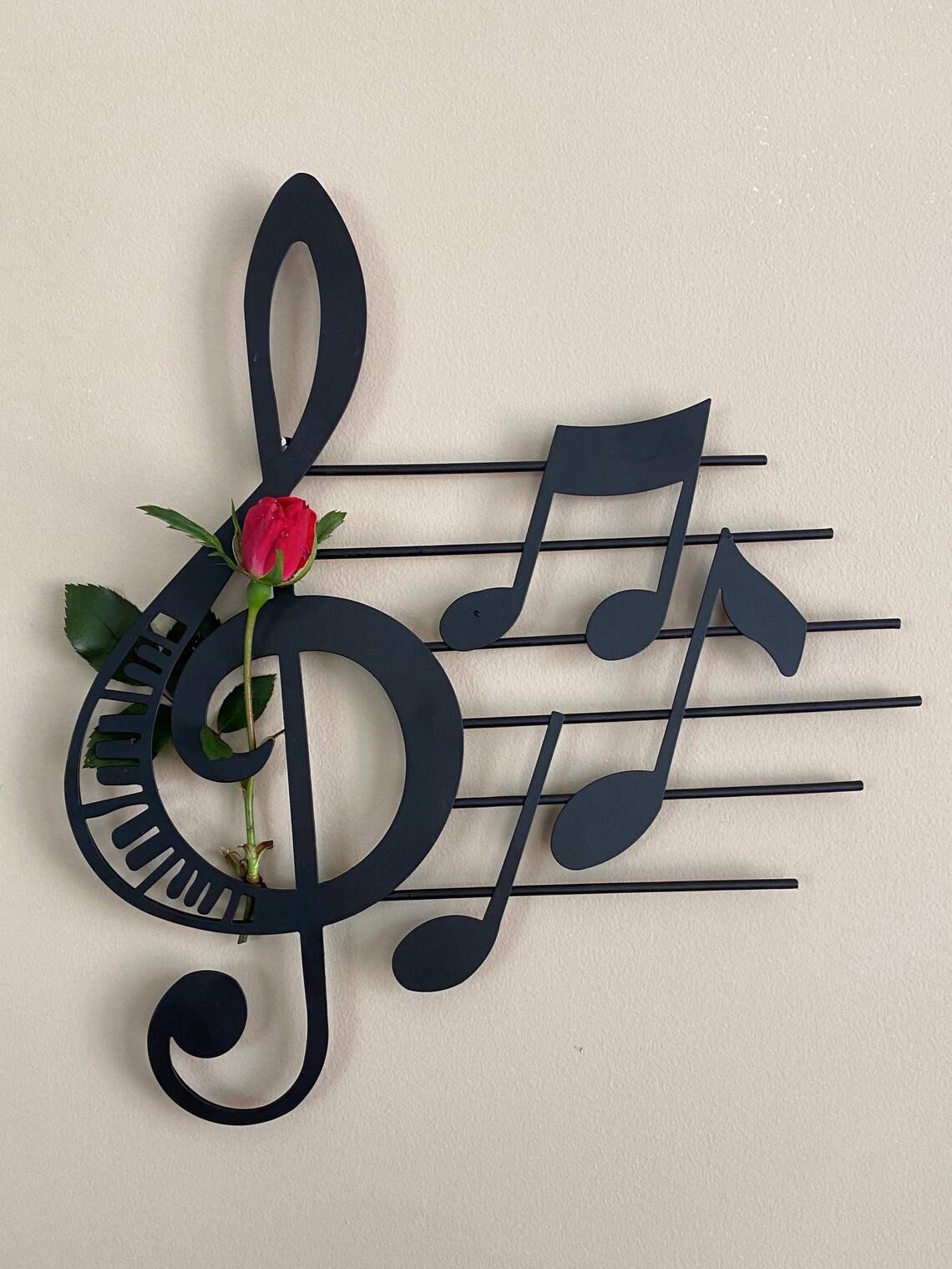 Metal Musical Note Wall Décor. Elegant Wall Décor Etsy