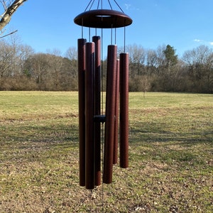 33" - 48" Joyous Wind Chimes, The Deep Tone Bronze Metal Wind Chime. The Beautiful Spirit Sound Can Create a Sense of Peace and Relaxation