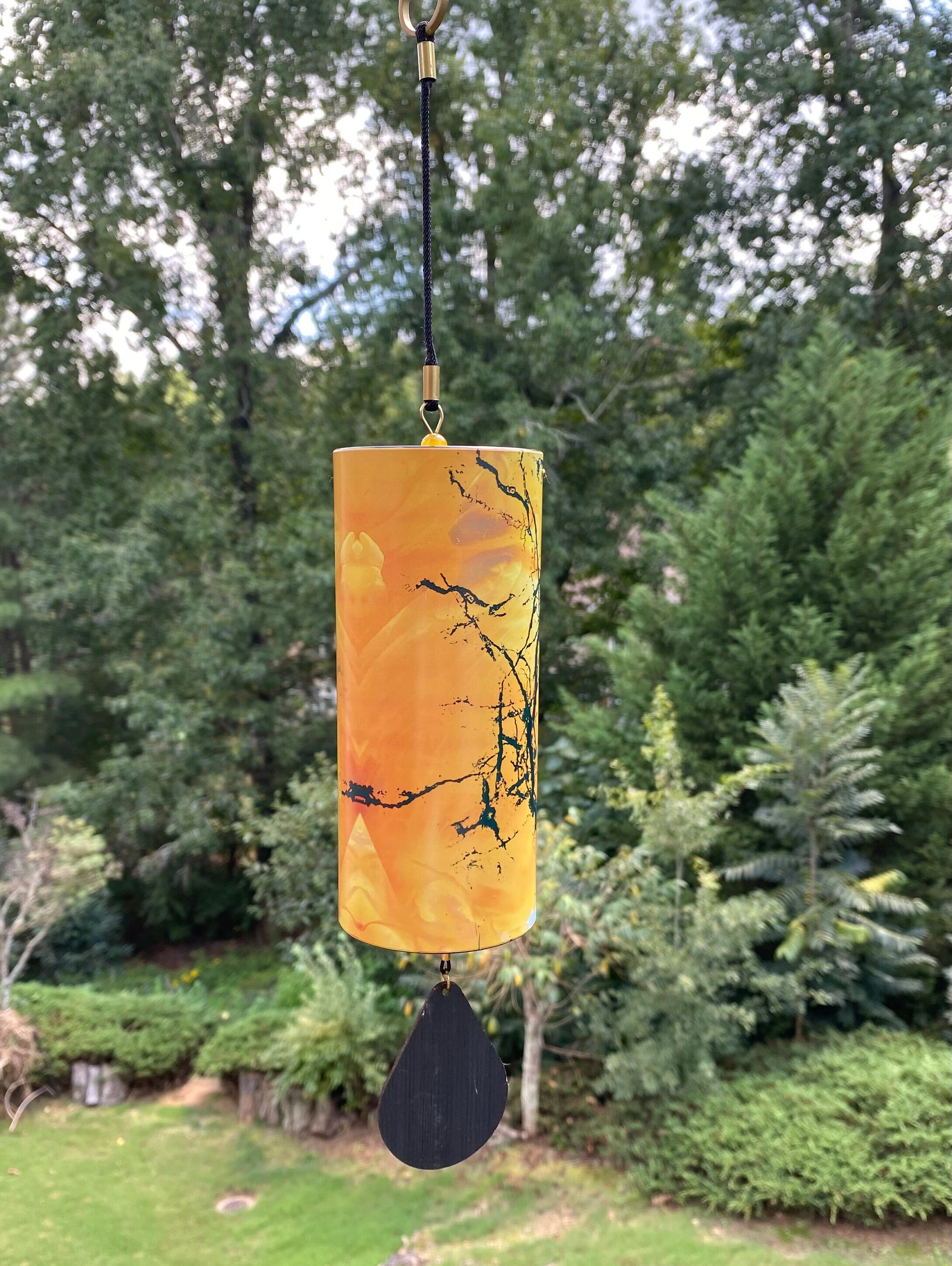 Joyous Wind Chimes 15 Inch Beautiful Yellow Color Wind Etsy