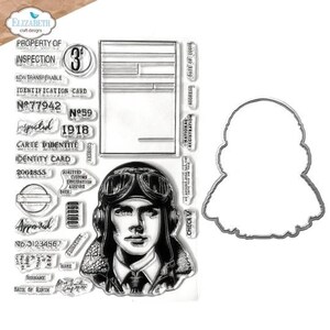 Bellissimo timbro trasparente The Property of Stamp and Die Set