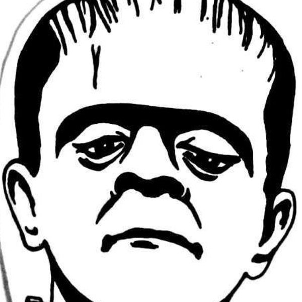 Frankenstein rubber stamp