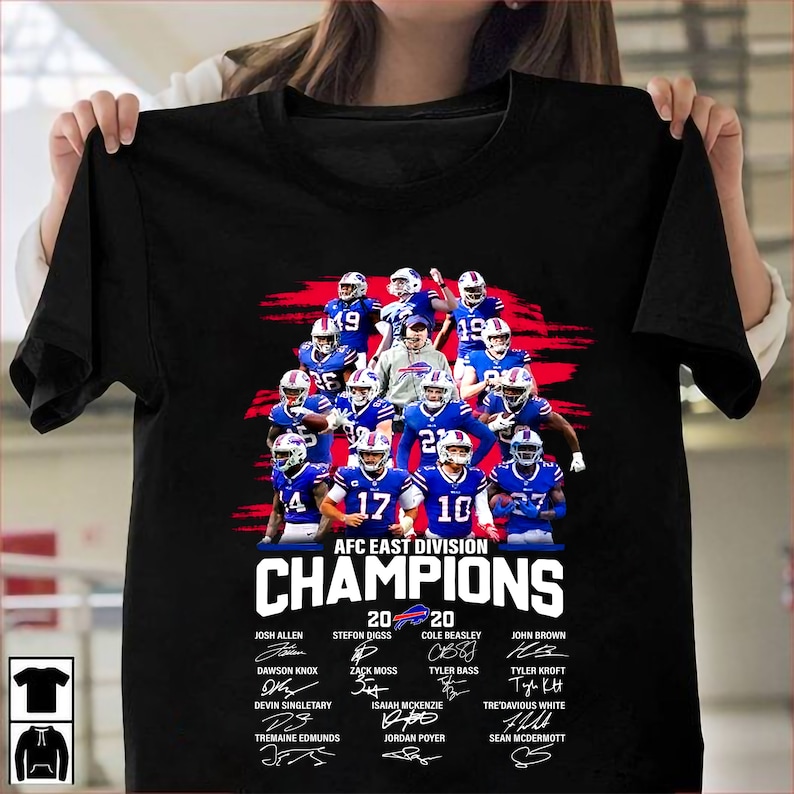 Buffalo Bills Champions 2020 AFC East Division Signature | Etsy