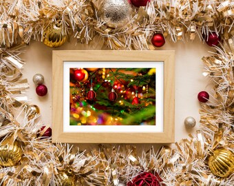 Christmas time . Photography. Poster, canvas, pictures on the foam board and on aluminium plate