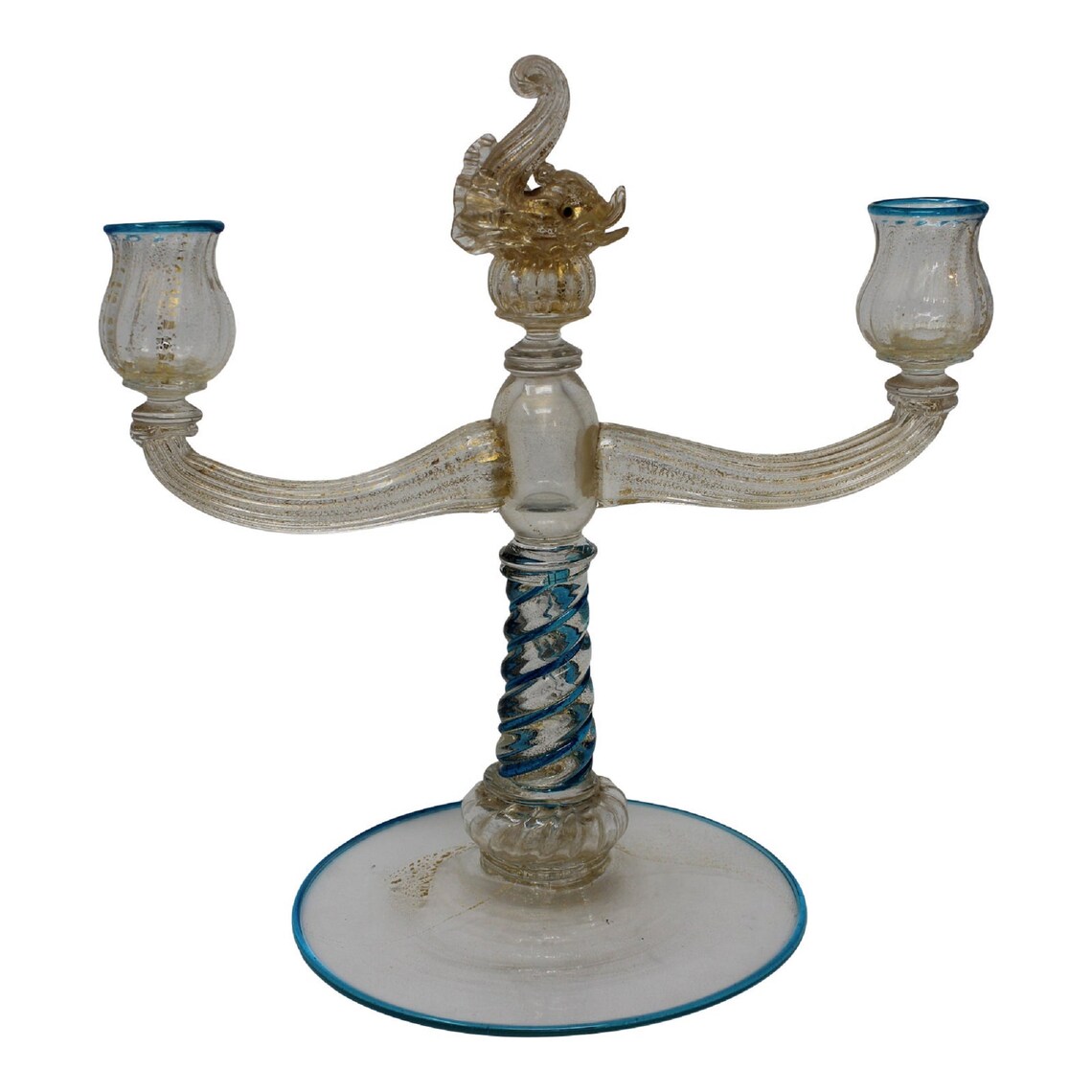 Jahrgang Murano Glas Candelabra Etsy