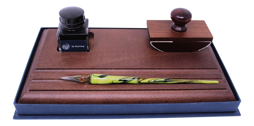 Murano Glass Pen Set Etsy