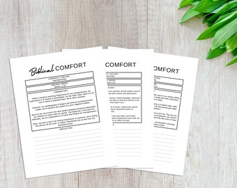 Faith Journal Print, Forgiveness Bible Study, 8.5x11 (PDF)