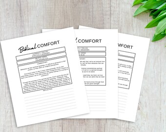 Bible Verse Study, Spiritual Weakness, Devotional Print (PDF)