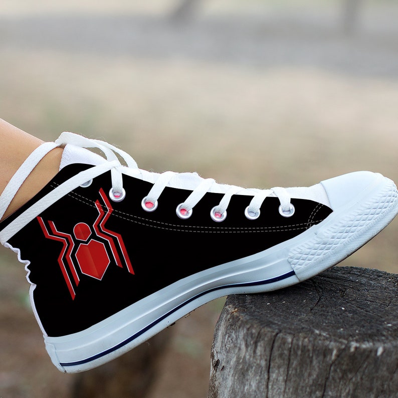 Spider Man Far From Home Canvas Shoes Tom Holland Custom
