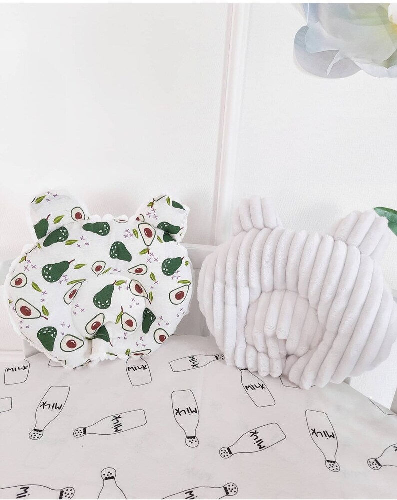 Baby Neck Pillow Infant Pillow Minky Pillow Newborn Pillow Etsy