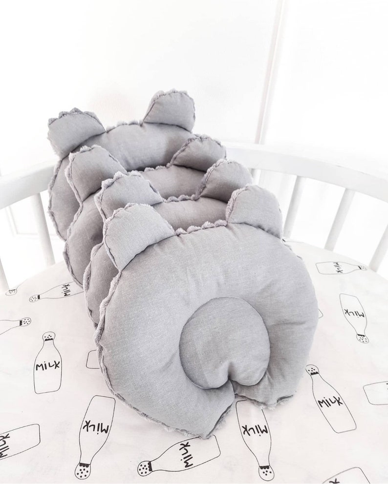 Baby Neck Pillow Infant Pillow Minky Pillow Newborn Pillow Etsy