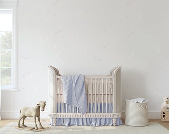 Crib skirt - Adorable and Elegant Baby Crib Skirts for a Dreamy Nursery Decor.  Pure cotton