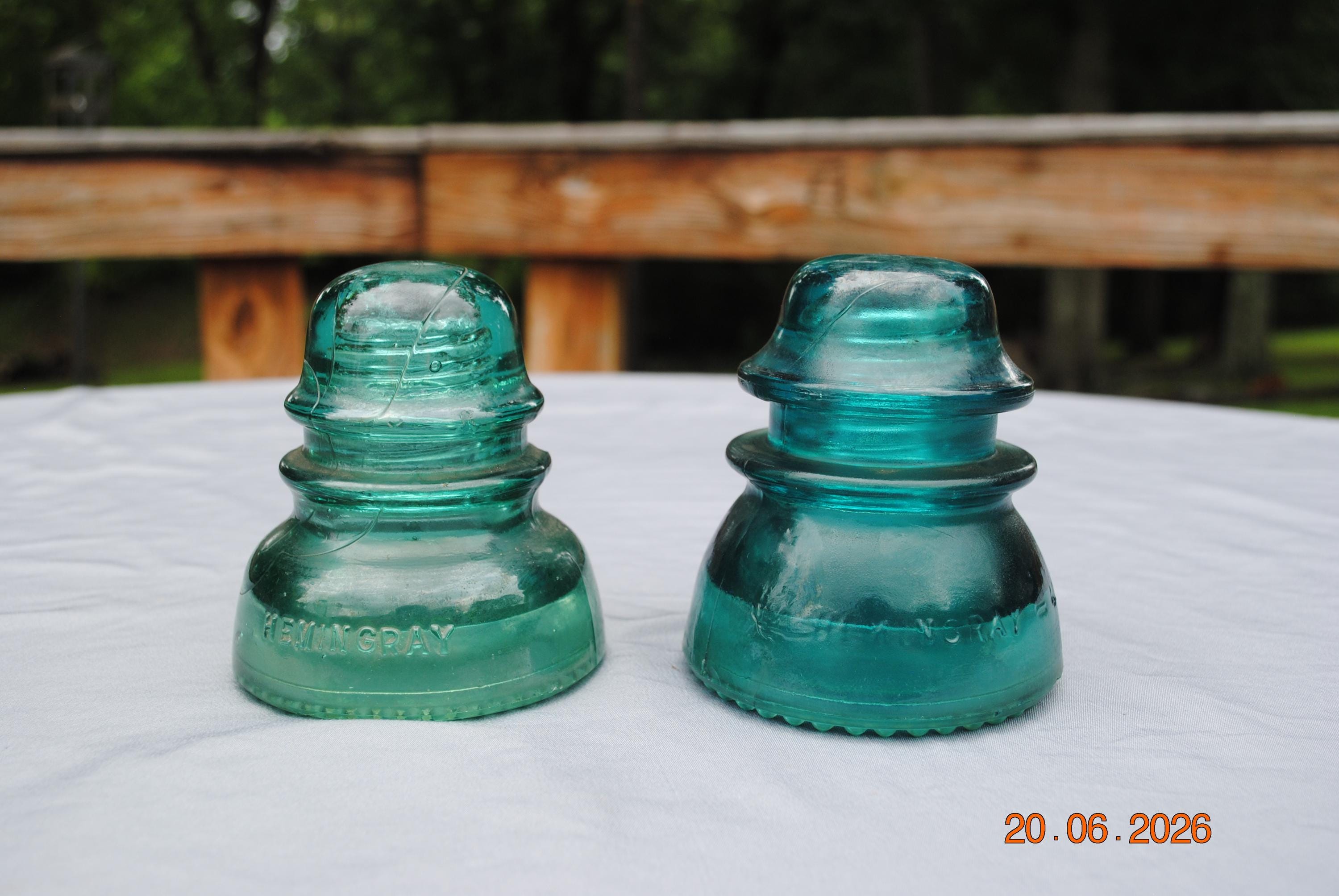 Hemingray 42 Blue Glass Insulator - Etsy