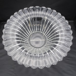 Heisey Glass Crystolite 12&quot; Flared Bowl